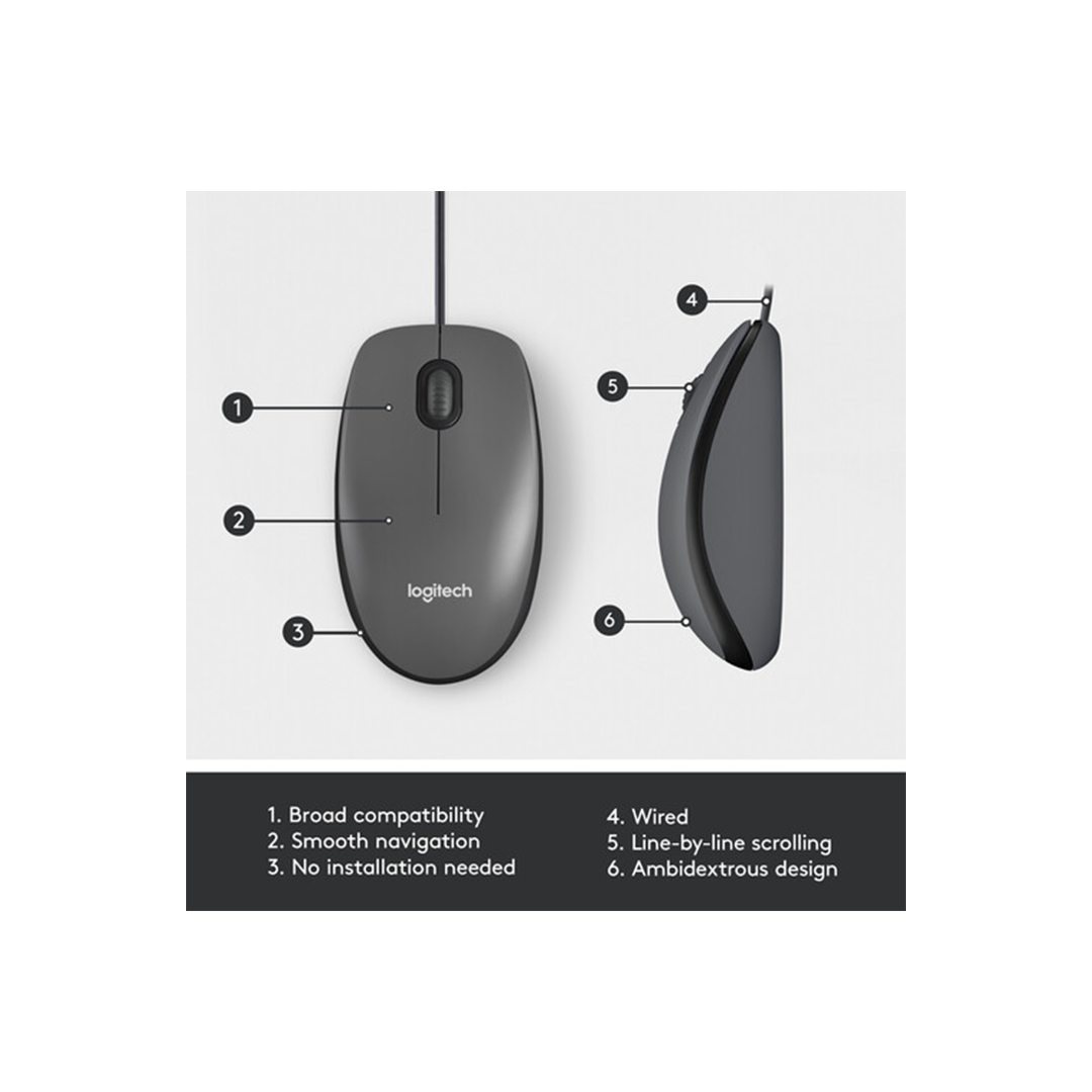 Logitech M100 Mouse in Qatar  Logitech M100 Mouse in Qatar